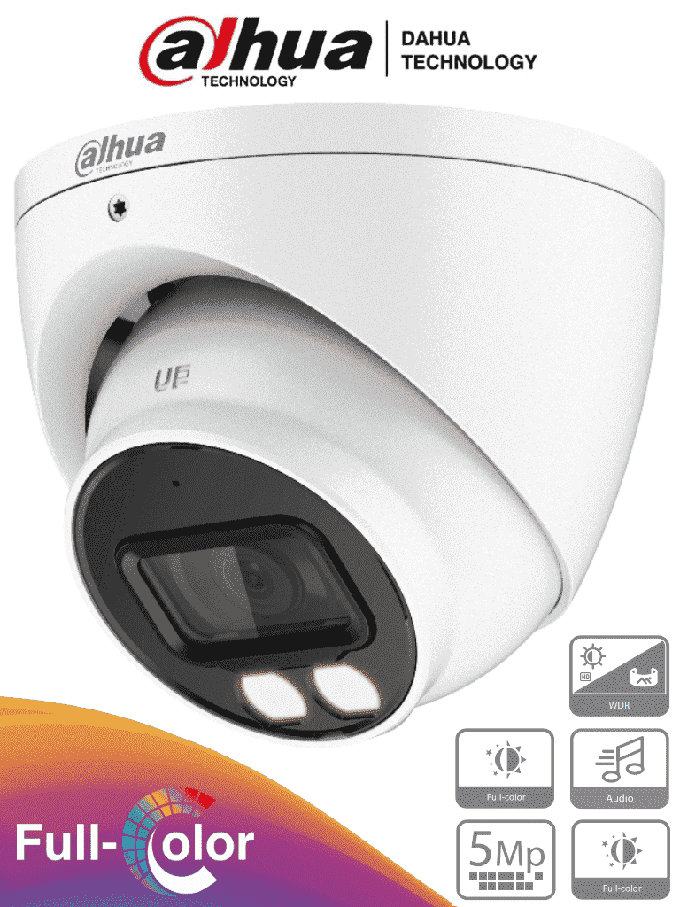 📹 Cámara HDCVI (Analogica) Dahua Eyeball 5MP Dual Light – HAC-HDW1509TN-IL-A