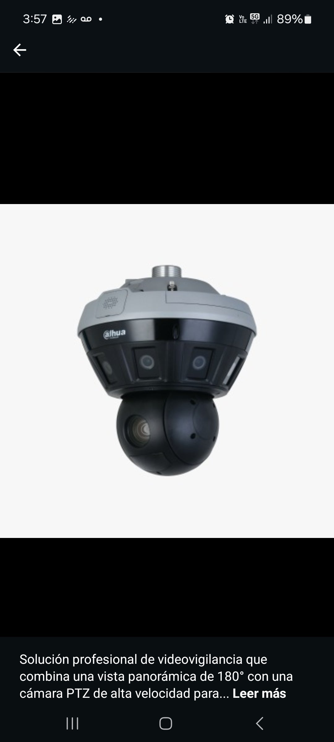 📹 Cámara IP Dahua WizMind Multisensor Panorámica + PTZ